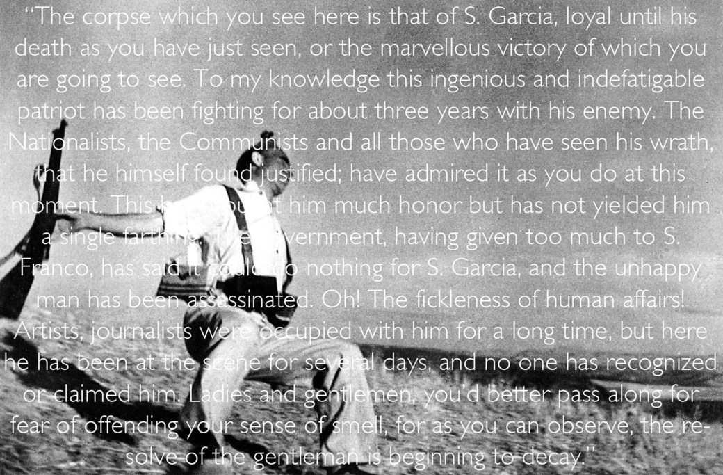 Capa as a drowned man